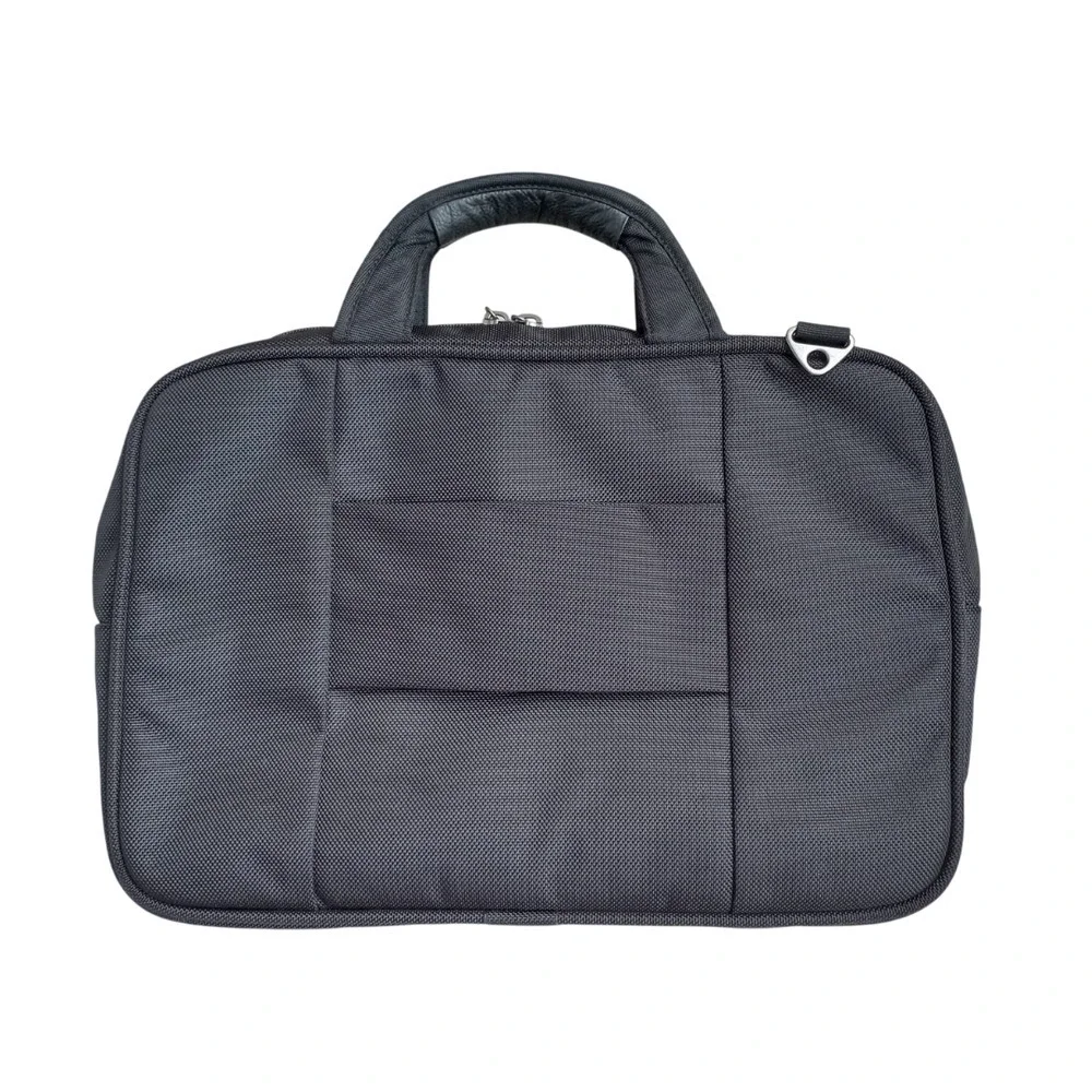 CODi Black Professional Briefcase Laptop Bag Structured Work Business Travel Cas